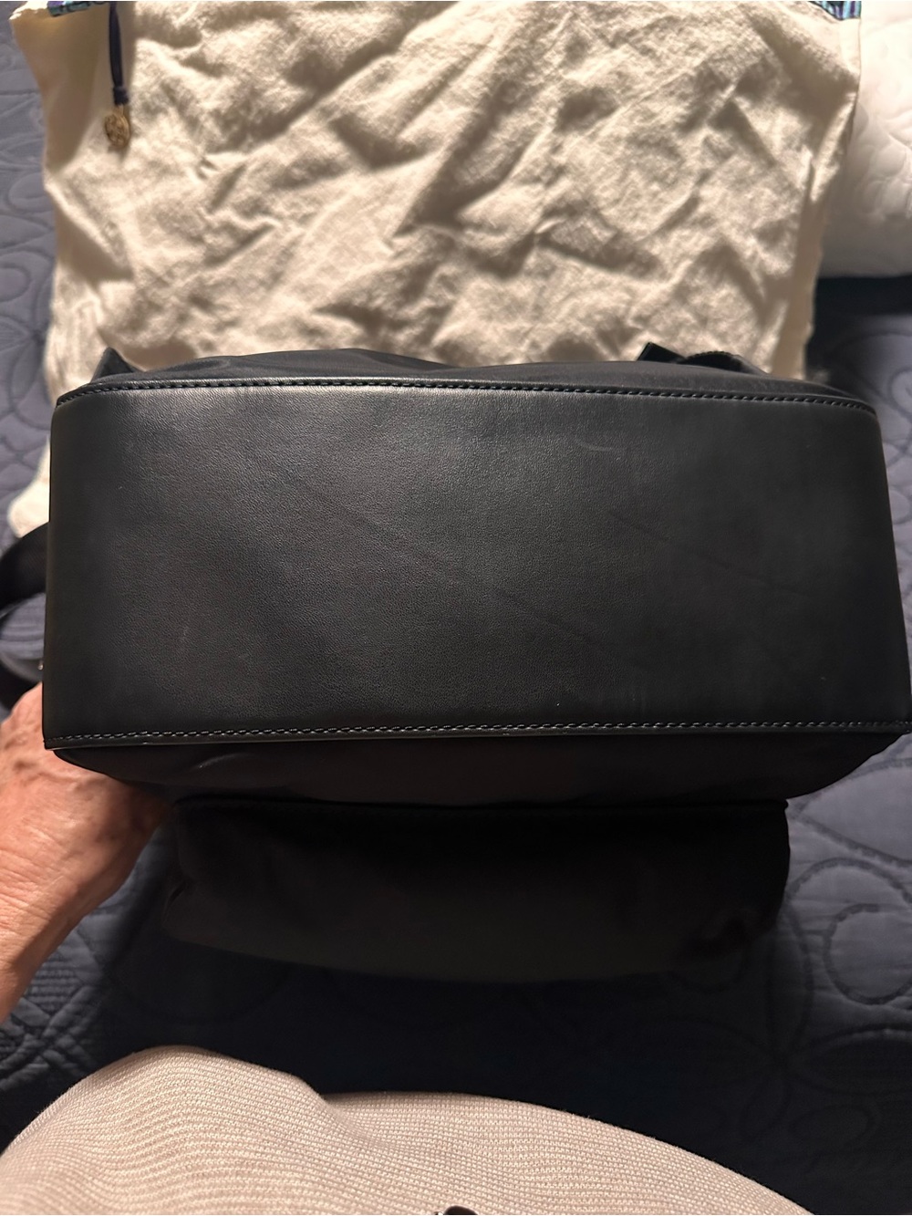 Tory Burch- Like New Black Nylon - Picture 5 of 7